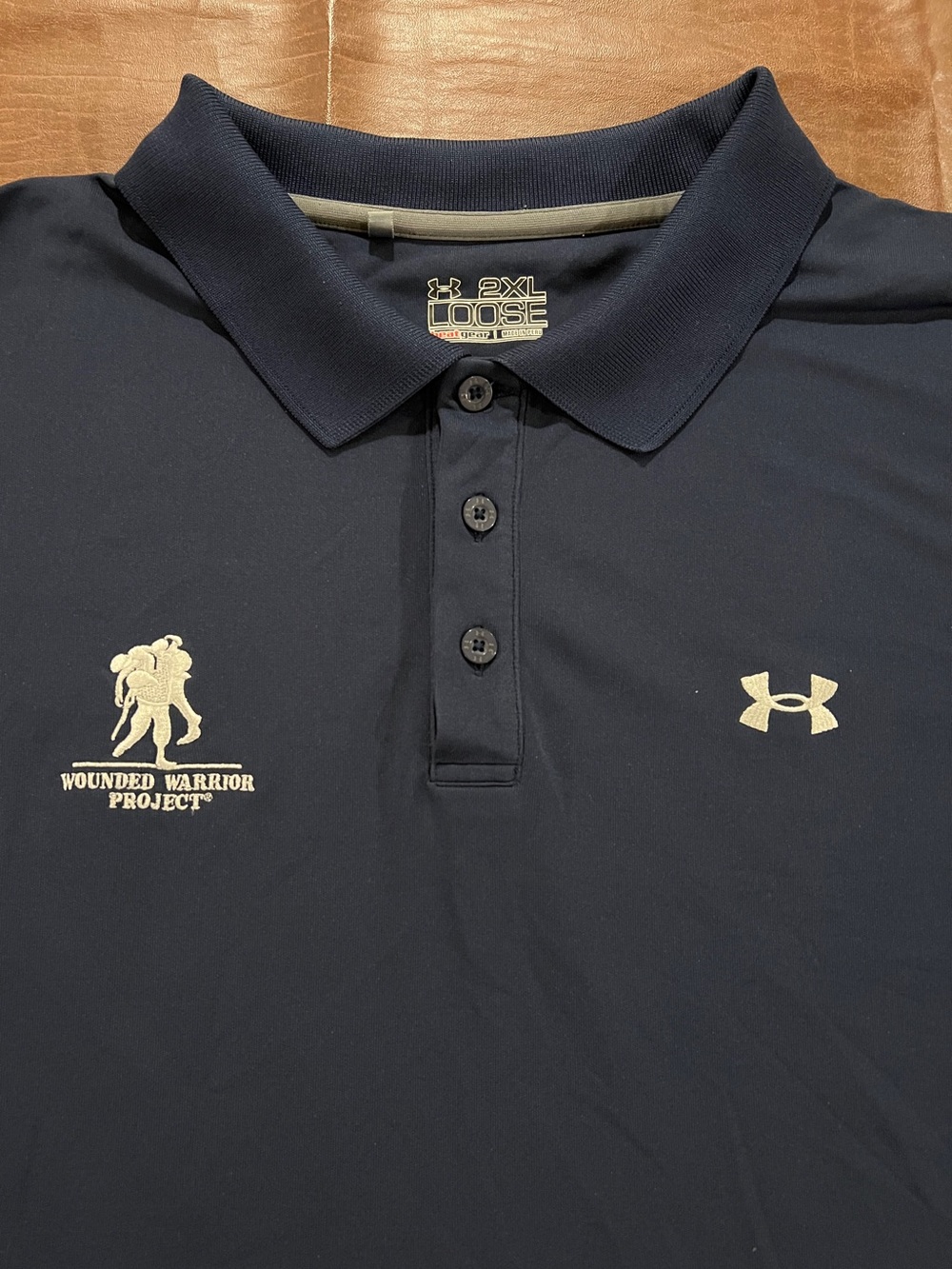 Under Armour Wounded Warrior Project Men’s Polo Shirt - Size 2XL